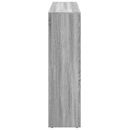 vidaXL Room Divider Bookcase 3-Tier Grey Sonoma 137,5x29x103,5 cm Engineered Wood