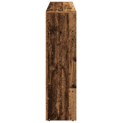 vidaXL Room Divider Bookcase 3-Tier Old Wood 137,5x29x103,5 cm Engineered Wood