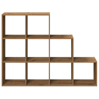 vidaXL Room Divider Bookcase 3-Tier Artisan Oak 137,5x29x103,5 cm Engineered Wood