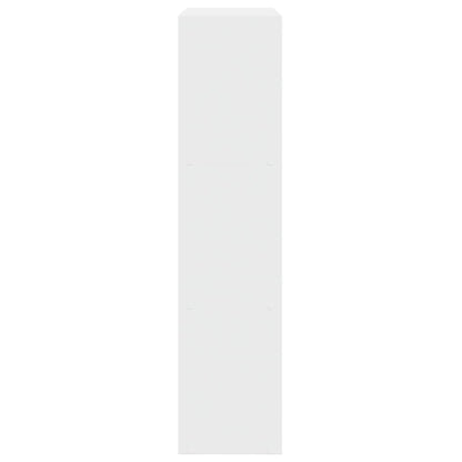 vidaXL Room Divider Bookcase 3-Tier White 123x29x123 cm Engineered Wood
