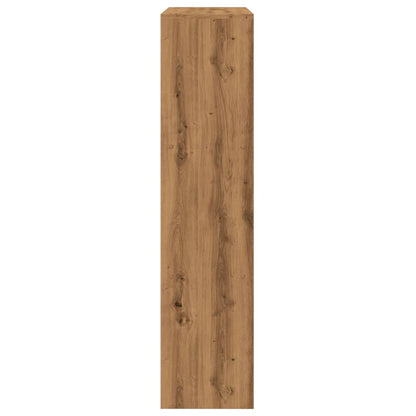 vidaXL Room Divider Bookcase 3-Tier Artisan Oak 123x29x123 cm Engineered Wood