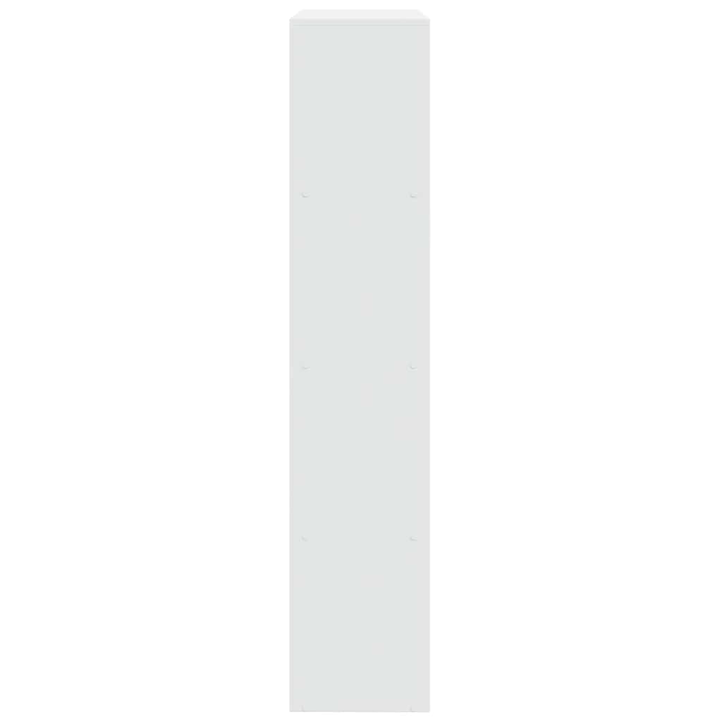 vidaXL Room Divider Bookcase 4-Tier White 143,5x29x143,5 cm Engineered Wood