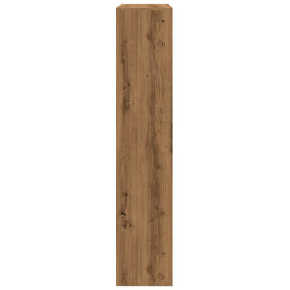 vidaXL Room Divider Bookcase 4-Tier Artisan Oak 143,5x29x143,5 cm Engineered Wood