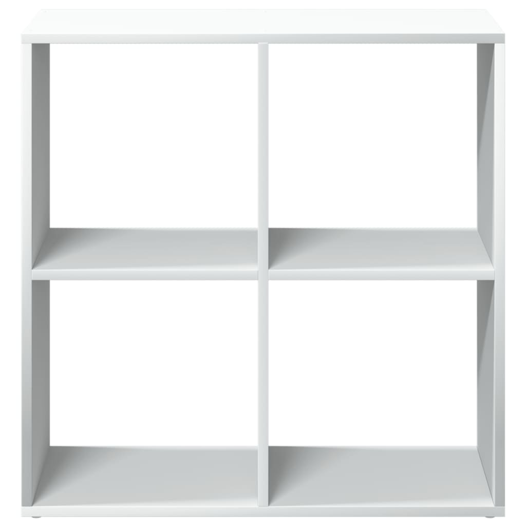 vidaXL Room Divider Bookcase White 69,5x29x69,5 cm Engineered Wood