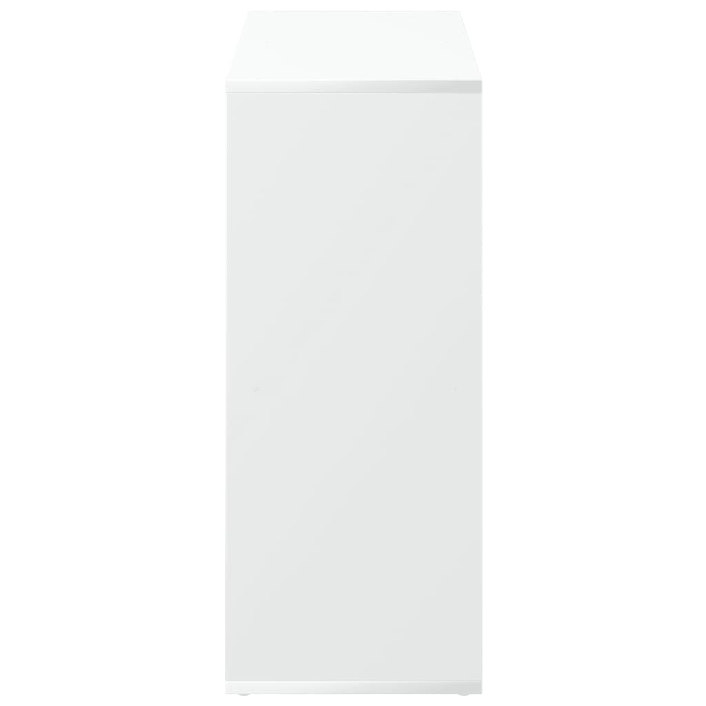 vidaXL Room Divider Bookcase White 69,5x29x69,5 cm Engineered Wood
