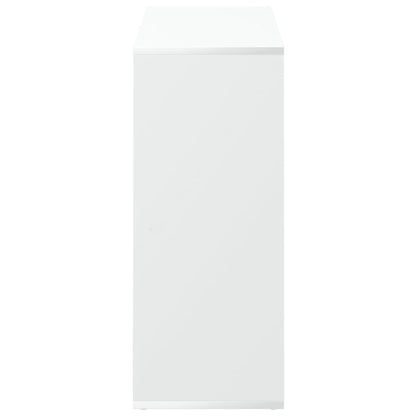 vidaXL Room Divider Bookcase White 69,5x29x69,5 cm Engineered Wood