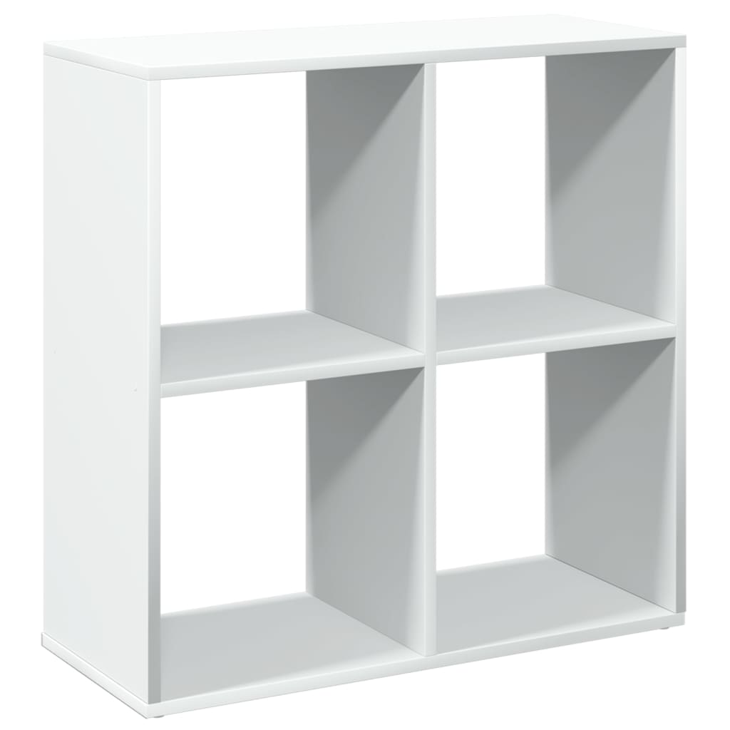 vidaXL Room Divider Bookcase White 69,5x29x69,5 cm Engineered Wood