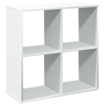 vidaXL Room Divider Bookcase White 69,5x29x69,5 cm Engineered Wood
