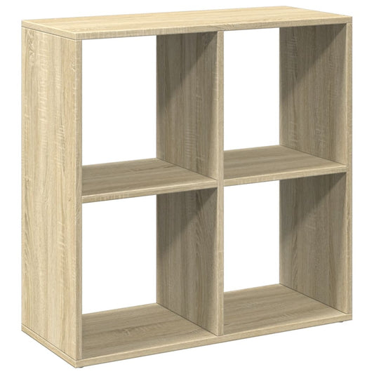 vidaXL Room Divider Bookcase Sonoma Oak 69,5x29x69,5 cm Engineered Wood