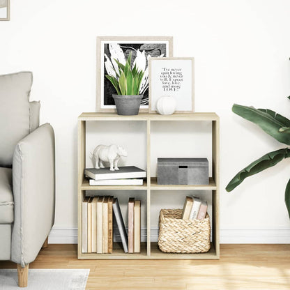 vidaXL Room Divider Bookcase Sonoma Oak 69,5x29x69,5 cm Engineered Wood