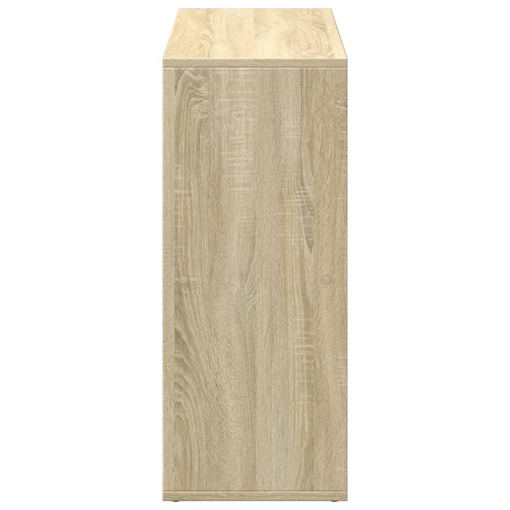 vidaXL Room Divider Bookcase Sonoma Oak 69,5x29x69,5 cm Engineered Wood