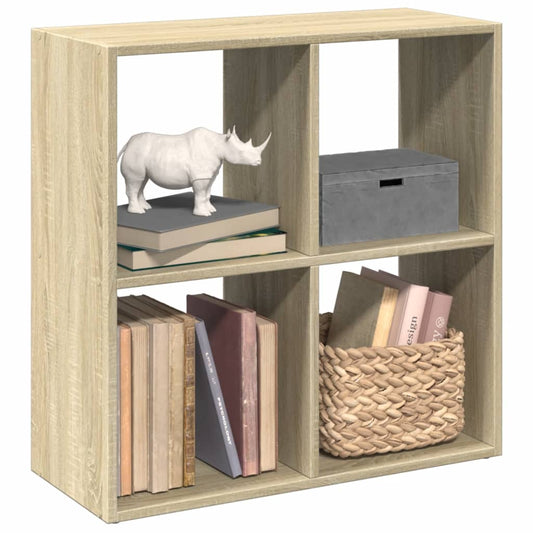 vidaXL Room Divider Bookcase Sonoma Oak 69,5x29x69,5 cm Engineered Wood