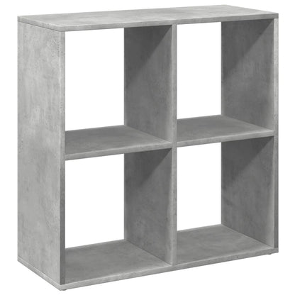 vidaXL Room Divider Bookcase Concrete Grey 69,5x29x69,5 cm Engineered Wood