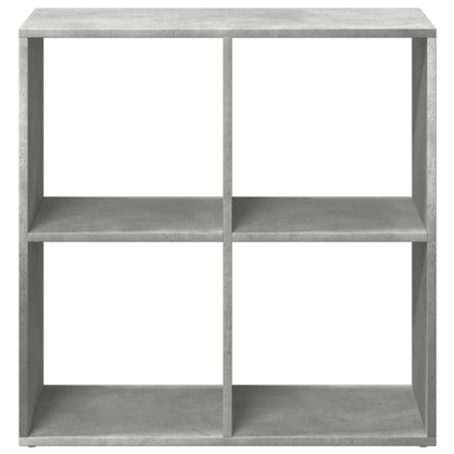 vidaXL Room Divider Bookcase Concrete Grey 69,5x29x69,5 cm Engineered Wood