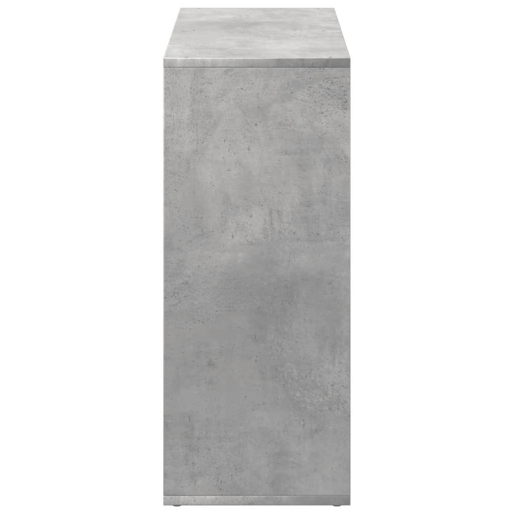 vidaXL Room Divider Bookcase Concrete Grey 69,5x29x69,5 cm Engineered Wood