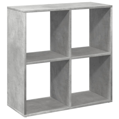 vidaXL Room Divider Bookcase Concrete Grey 69,5x29x69,5 cm Engineered Wood