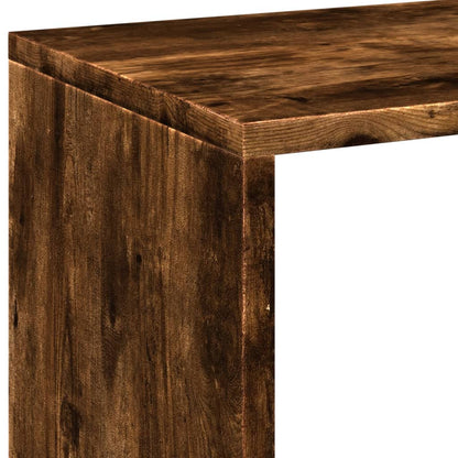 vidaXL Room Divider Bookcase Smoked Oak 69,5x29x69,5 cm Engineered Wood