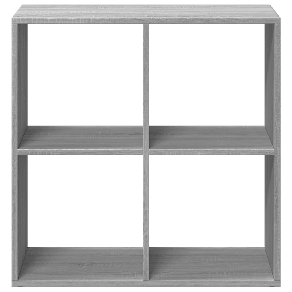 vidaXL Room Divider Bookcase Grey Sonoma 69,5x29x69,5 cm Engineered Wood