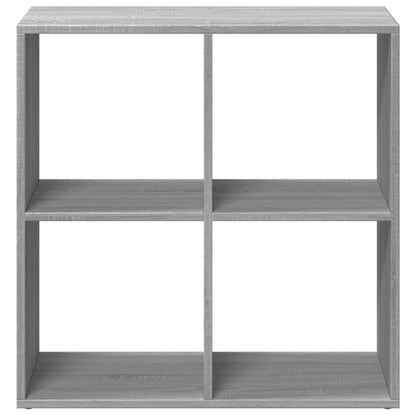 vidaXL Room Divider Bookcase Grey Sonoma 69,5x29x69,5 cm Engineered Wood