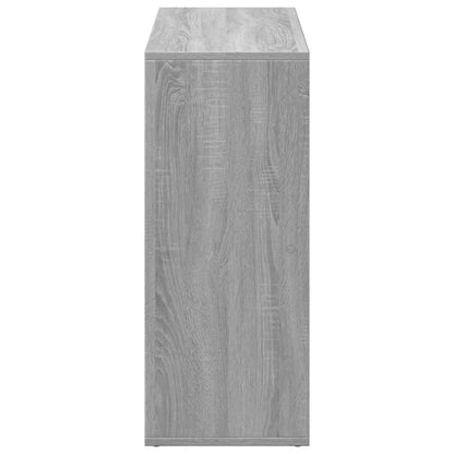 vidaXL Room Divider Bookcase Grey Sonoma 69,5x29x69,5 cm Engineered Wood
