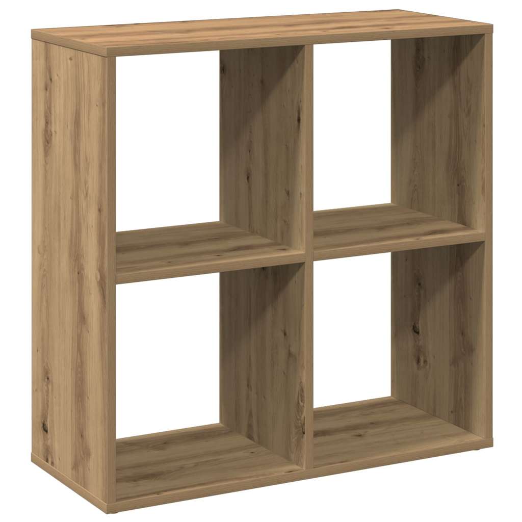 vidaXL Room Divider Bookcase Artisan Oak 69,5x29x69,5 cm Engineered Wood