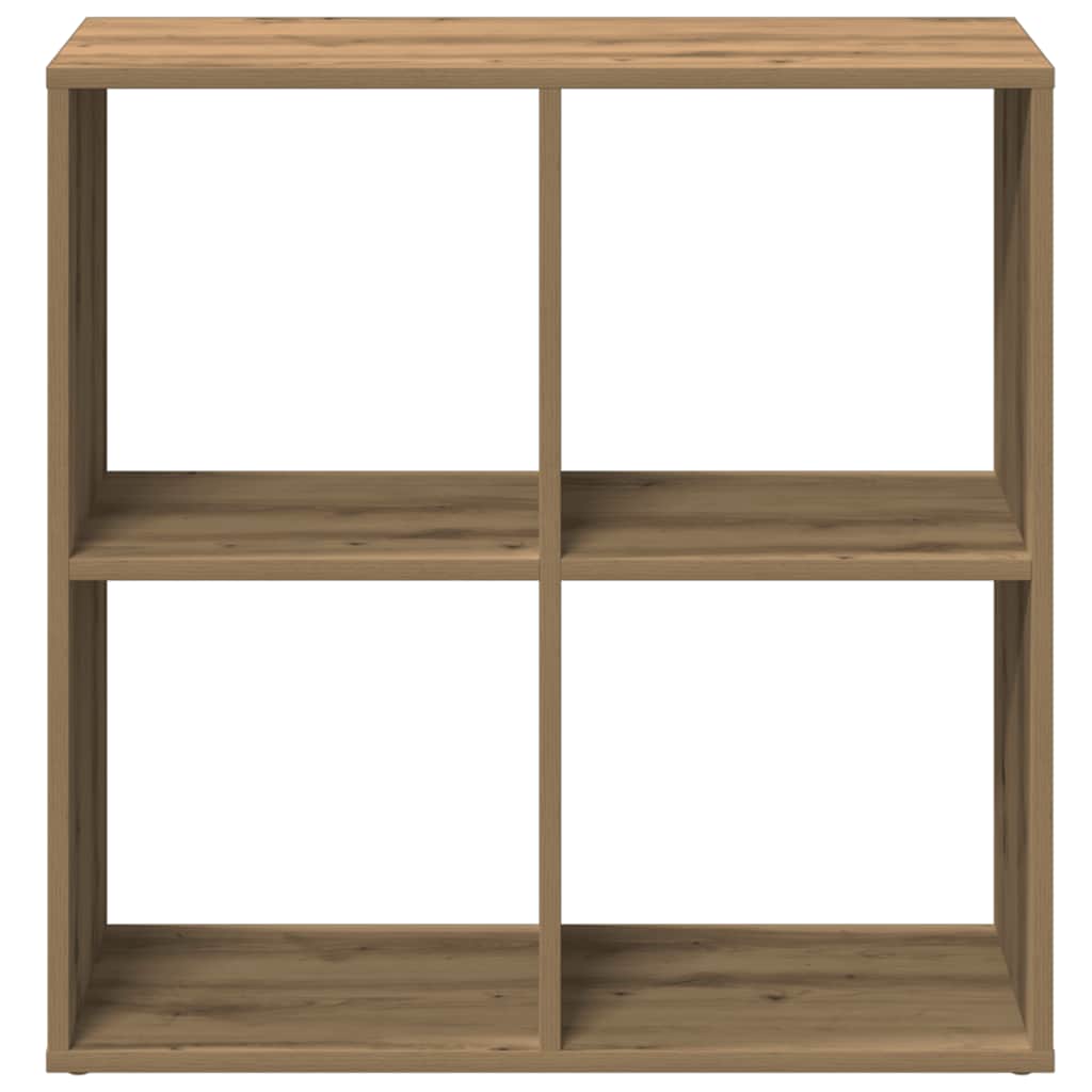 vidaXL Room Divider Bookcase Artisan Oak 69,5x29x69,5 cm Engineered Wood