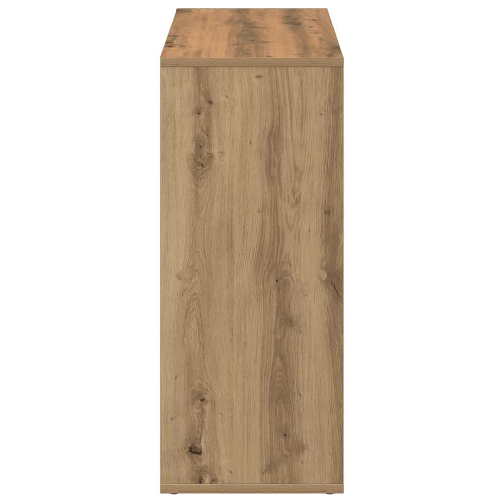 vidaXL Room Divider Bookcase Artisan Oak 69,5x29x69,5 cm Engineered Wood
