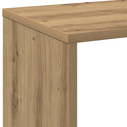 vidaXL Room Divider Bookcase Artisan Oak 69,5x29x69,5 cm Engineered Wood