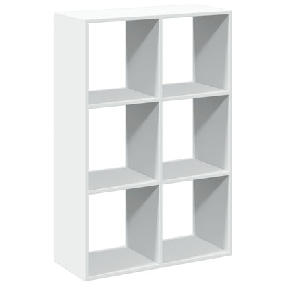 vidaXL Room Divider Bookcase White 69,5x29x103,5 cm Engineered Wood