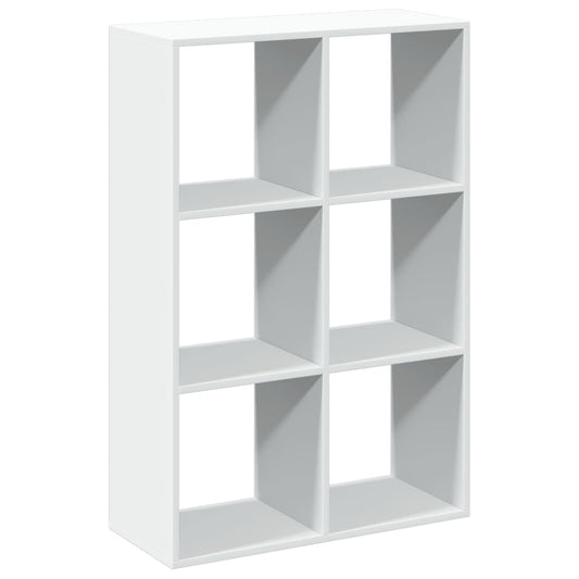 vidaXL Room Divider Bookcase White 69,5x29x103,5 cm Engineered Wood