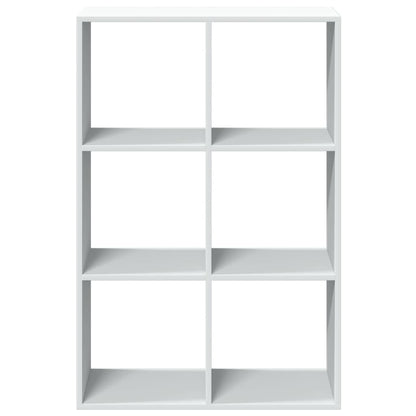 vidaXL Room Divider Bookcase White 69,5x29x103,5 cm Engineered Wood
