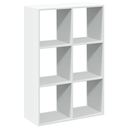 vidaXL Room Divider Bookcase White 69,5x29x103,5 cm Engineered Wood