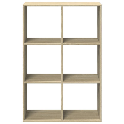 vidaXL Room Divider Bookcase Sonoma Oak 69,5x29x103,5 cm Engineered Wood