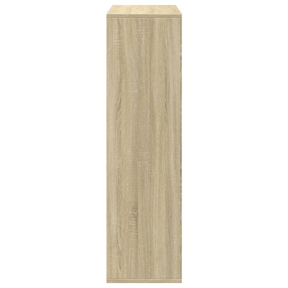 vidaXL Room Divider Bookcase Sonoma Oak 69,5x29x103,5 cm Engineered Wood
