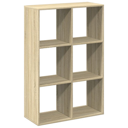 vidaXL Room Divider Bookcase Sonoma Oak 69,5x29x103,5 cm Engineered Wood