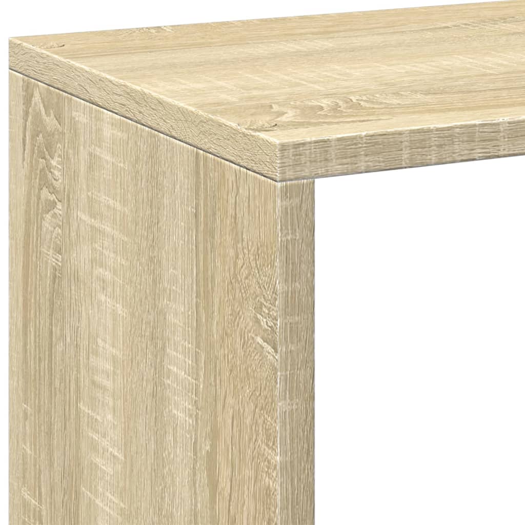 vidaXL Room Divider Bookcase Sonoma Oak 69,5x29x103,5 cm Engineered Wood