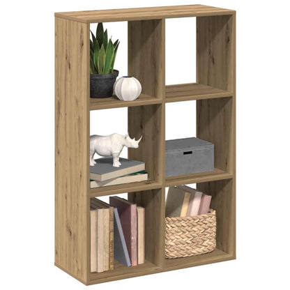vidaXL Room Divider Bookcase Artisan Oak 69,5x29x103,5 cm Engineered Wood