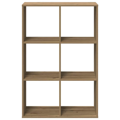 vidaXL Room Divider Bookcase Artisan Oak 69,5x29x103,5 cm Engineered Wood
