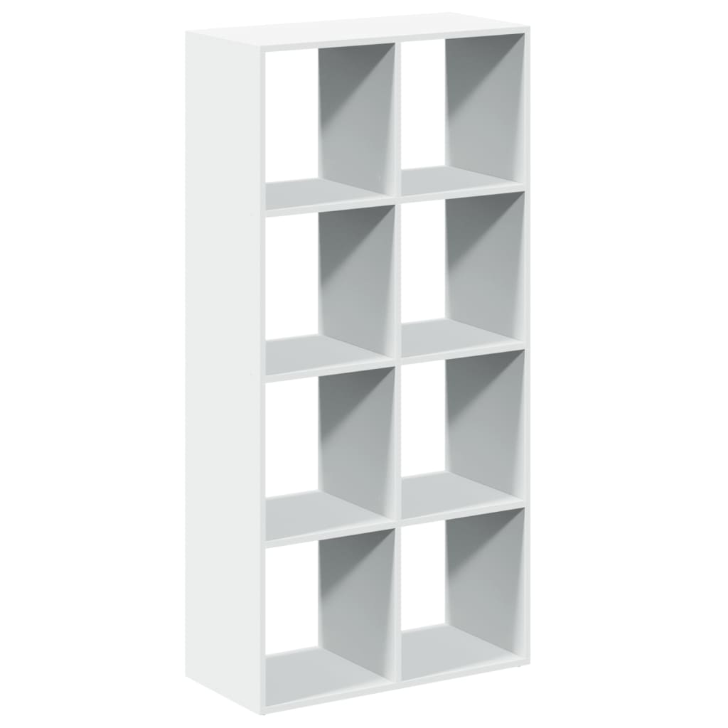 vidaXL Room Divider Bookcase White 69,5x29x137,5 cm Engineered Wood
