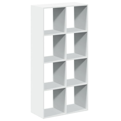 vidaXL Room Divider Bookcase White 69,5x29x137,5 cm Engineered Wood