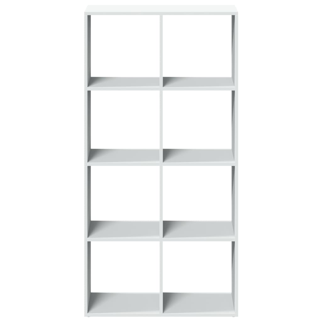 vidaXL Room Divider Bookcase White 69,5x29x137,5 cm Engineered Wood