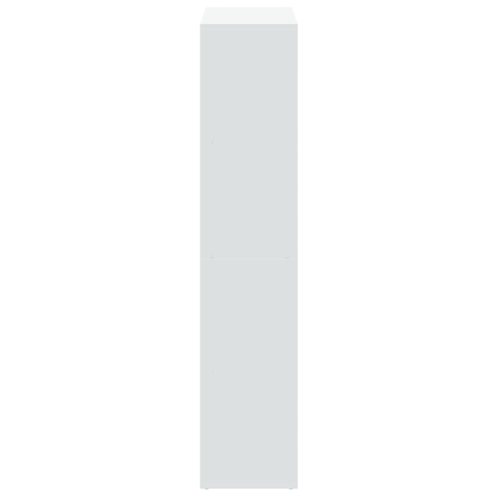 vidaXL Room Divider Bookcase White 69,5x29x137,5 cm Engineered Wood