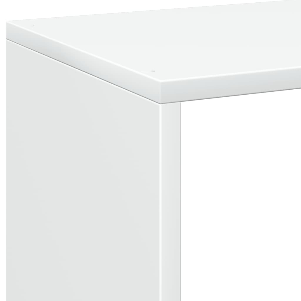 vidaXL Room Divider Bookcase White 69,5x29x137,5 cm Engineered Wood