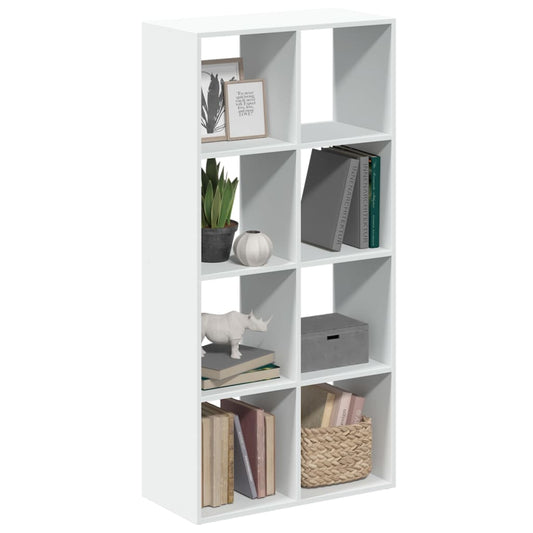 vidaXL Room Divider Bookcase White 69,5x29x137,5 cm Engineered Wood