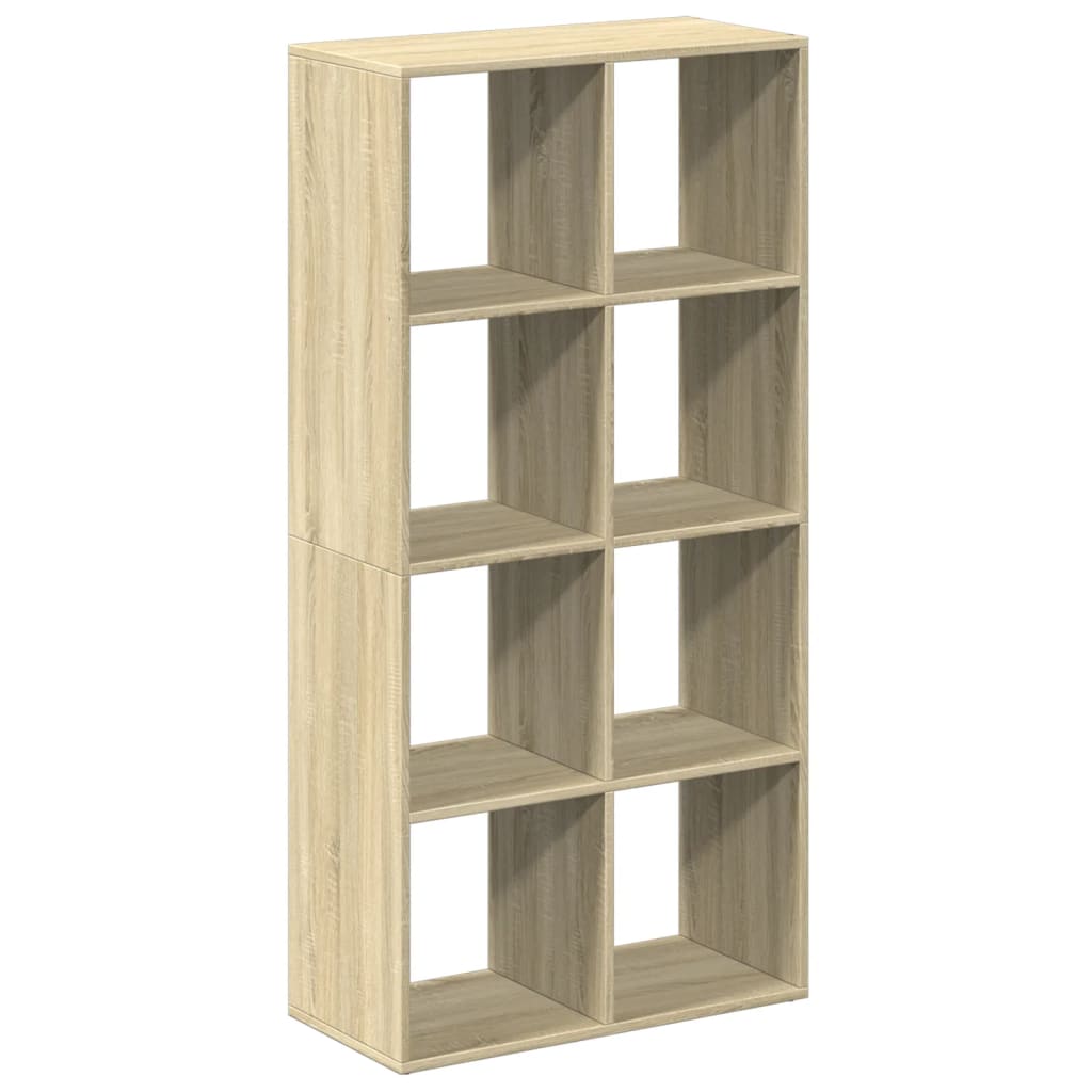 vidaXL Room Divider Bookcase Sonoma Oak 69,5x29x137,5 cm Engineered Wood