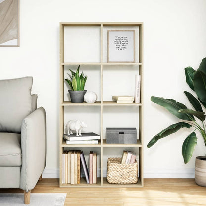 vidaXL Room Divider Bookcase Sonoma Oak 69,5x29x137,5 cm Engineered Wood