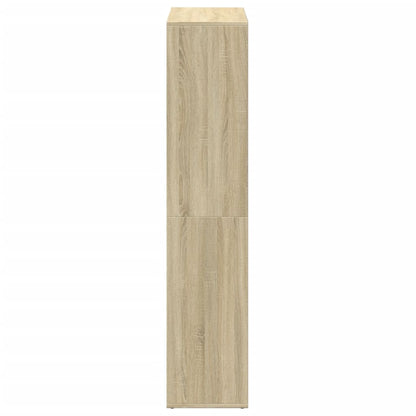 vidaXL Room Divider Bookcase Sonoma Oak 69,5x29x137,5 cm Engineered Wood