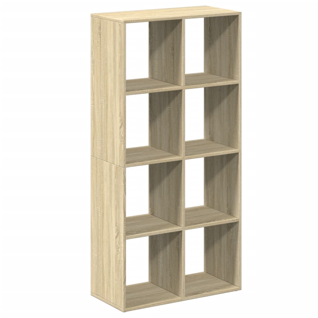 vidaXL Room Divider Bookcase Sonoma Oak 69,5x29x137,5 cm Engineered Wood