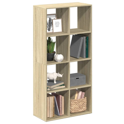 vidaXL Room Divider Bookcase Sonoma Oak 69,5x29x137,5 cm Engineered Wood