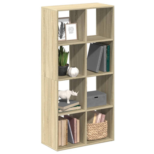 vidaXL Room Divider Bookcase Sonoma Oak 69,5x29x137,5 cm Engineered Wood